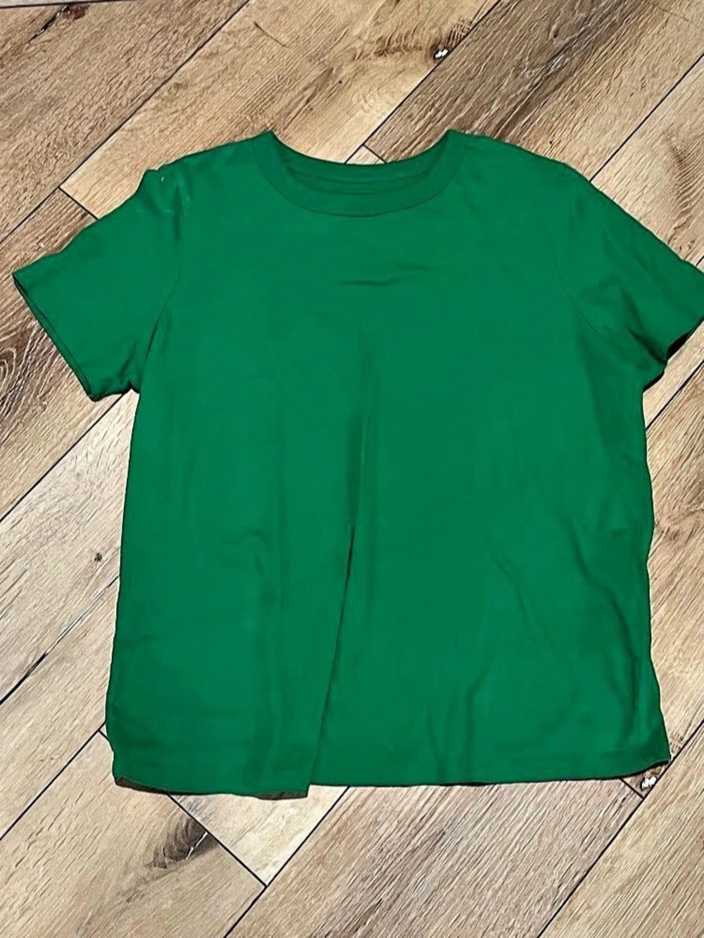 Old Navy EveryWear Crew-Neck T-Shirt Green Short Sleeve Tee